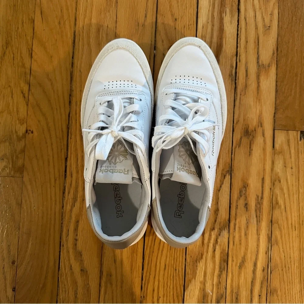 Reebok Club C Clean Sneaker (cloud white/chalk/modern beige) - Picture 5 of 13